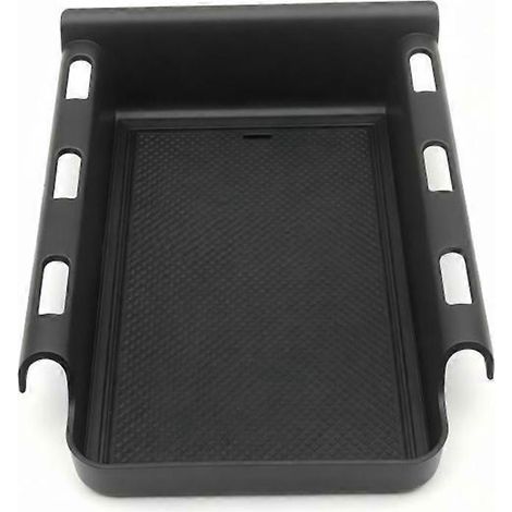 Organisateur de rangement sous siège avant compatible avec JEEP Wrangler JL 2018-2026 et Gladiator JT 2020-2026 - Boîte de rangement dissimulée noire (1/5)