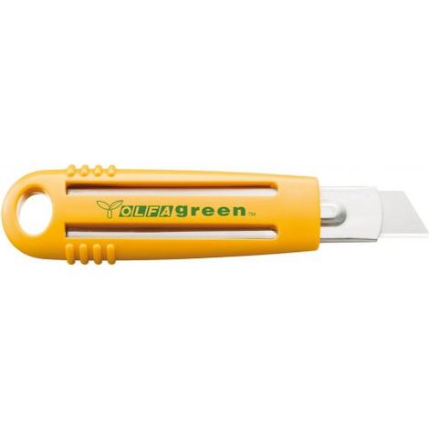 olfa-sk-4/green-cxfater plástico reciclado con cuchilla trapezoidal de 17,5 mm