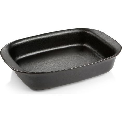 Tescoma 629070 Pirofila Stoneware 30x20 cm, nera, linea GrandCHEF (1/3)