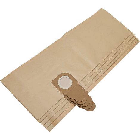 vhbw 5x Bolsa aspiradora reemplaza Nilfisk 60910 para aspiradora - papel, 70,6 cm x 24 cm, marrón (1/4)