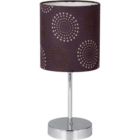 Lampada da tavolo Candellux Emily cromo/viola E14 29cm (1/4)