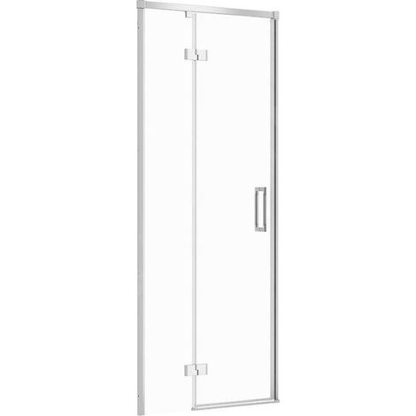 Cersanit Larga - Porte de douche 80x195 cm, gauche, chrome/verre clair S932-119 (1/2)