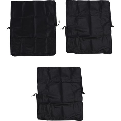 City, Pickers Lot de 3 housses de rechange avec cordon de serrage 20 x 24 pouces pour jardinière Kit de replantation Couverture de paillis de jardin (1/5)