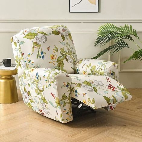 Housse de Fauteuil Relax - CUNEARY - Inclinable - Vert - Contemporain - Design (1/4)