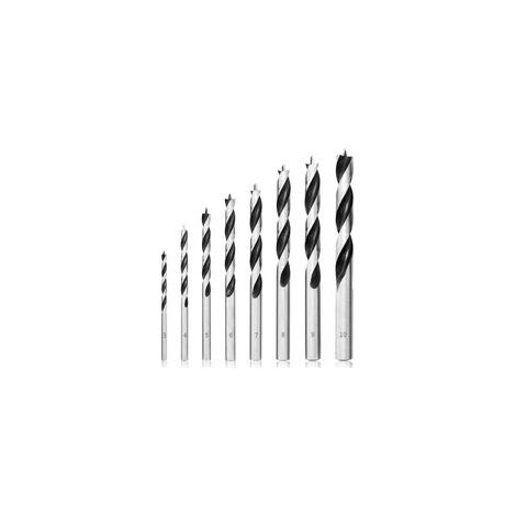 8Pcs Jeu de Forets à Bois 3mm 10mm Mèche Hélicoïdaux para Bois Professional Foret Brad Point pour Bois