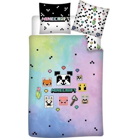 FUNDA NORDICA MICROFIBRA 140200 MINECRAFT