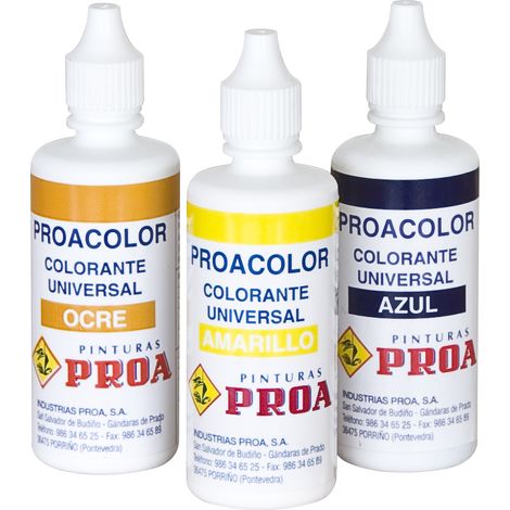 Colorante universal. PROACOLOR. 0.04 L ROJO NS