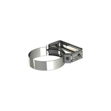 Collier mural réglable 50 - 80 mm - Pour double paroi isolé  150 mm (1/2)