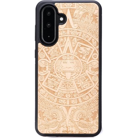 Custodia in legno Bewood per Samsung Galaxy A36 5G CALENDARIO AZTECO ANIEGRE (1/5)