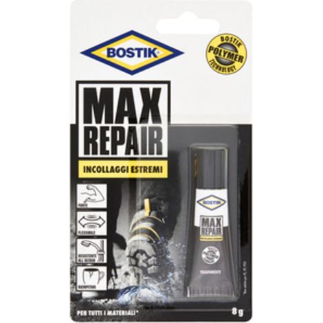 BOSTIK COLLA MAX REPAIR 8 G BLISTER Q.TA 6