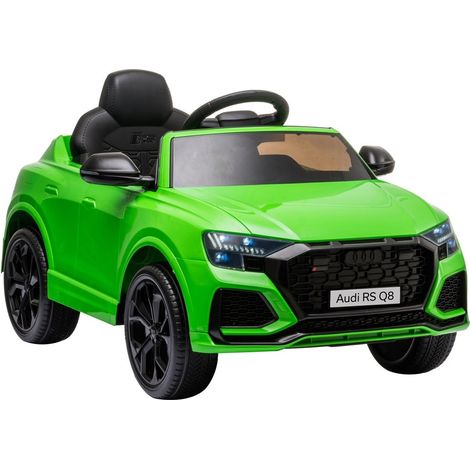 Audi RS Q8 Batteria Auto Luci LED MP3 Telecomando Verde (1/5)