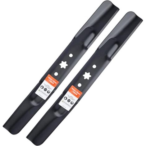 942-04308 Lot de 2 Lames de Tondeuse de 106,7 cm pour Tondeuse Cub Cadet XT1 LT42 XT2 LX42 RZT42 Troy Bilt Poney Bronco Mustang 106,7 cm (1/5)