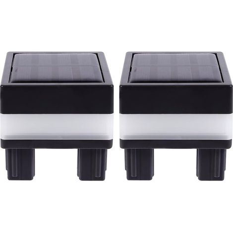 2pièces Lampes Solaire De Colonne Éclairage De Jardin Étanche Design Pour (1/5)