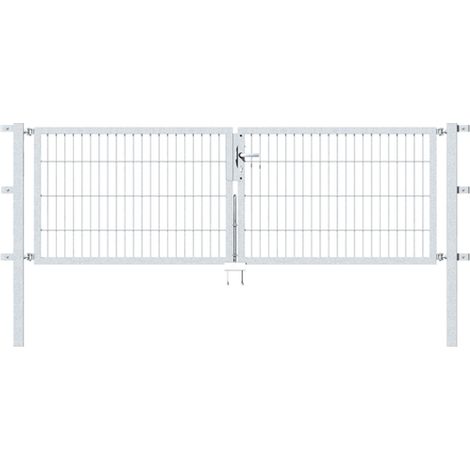ALBERTS Doppeltor Flexo, feuerverzinkt, lichte BxH2500x800, PF60x60/1300mm (1/3)