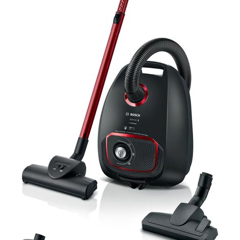 Bosch BGB41POW1 Aspirapolvere con Sacco a Traino Potenza 850 Watt Capacita' 4 Litri ProPower colore Nero (1/4)