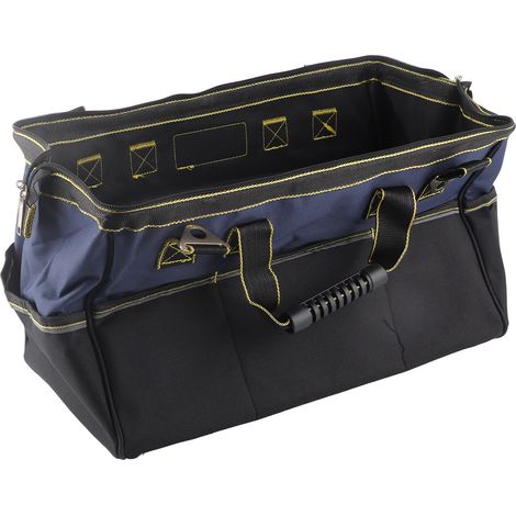 Arrizo Multifunktions-Werkzeugtasche aus dickem, verschleißfestem Oxford-Gewebe, Gummiboden, Präzisions-Werkzeugtasche für Elektriker, 21 Zoll dickes Modell. (1/5)