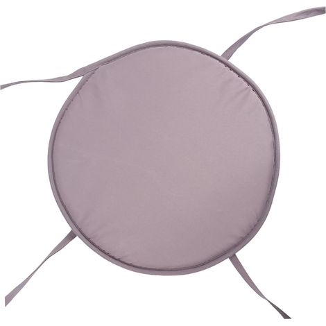 Coussin Rond pour Chaise, 1 Pc, Polyester et Mousse, Épais (1/5)