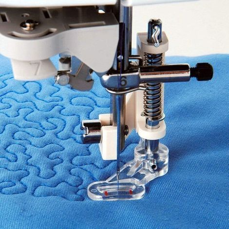 Pied Presseur Universel pour Quilting Compatible avec Machines à Coudre Brother et Autres Marques (1/5)
