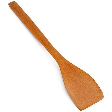 Holzspatel mit Antihaftbeschichtung. Küchenutensil. (1/5)