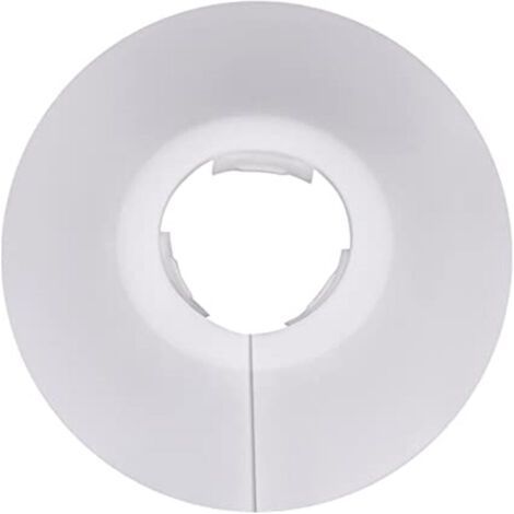 lot de 12 Blanc rosaces simples de radiateur, Rosace de Radiateur,cache tuyau radiateur, cache tuyau, rosace en plastique pour chauffage, couvercle (1/5)