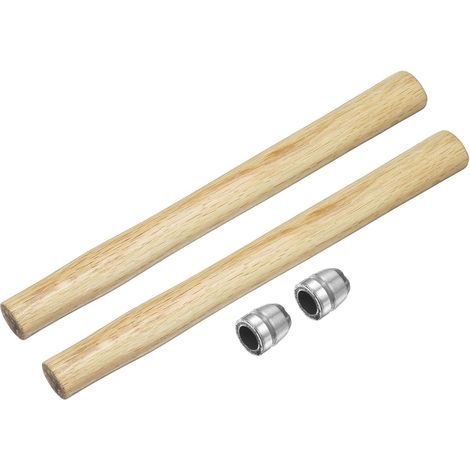 Charpentier 13.8" Manches En Bois De Remplacement Pour Marteau Avec Cales Rondes Pour Tête Ronde Ou Octogonale 4lb Charpente Menuiserie Construction Bricolage Outils Marteau Hache (1/5)