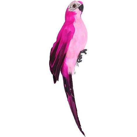 1 oiseau en plumes artificielles (1/5)