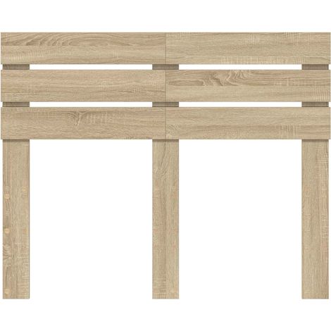 Tête de lit Chêne Sonoma 120 cm Bois d'ingénierie (1/5)