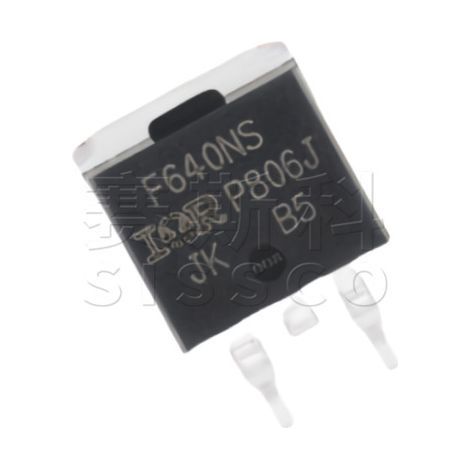 Lot of 5 new and original electronic components IRF640NSTRLPBF TO-263 MOSFET (field-effect transistor) N channel 220V/18A.