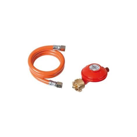 ROTHENBERGER  Industrial  Set  80  cm  tubo  gas  e  regolatore  pressione  propano  50  mbar  2X  G¼  Certificato  EN  16436-1  -  1500005306 (1/5)