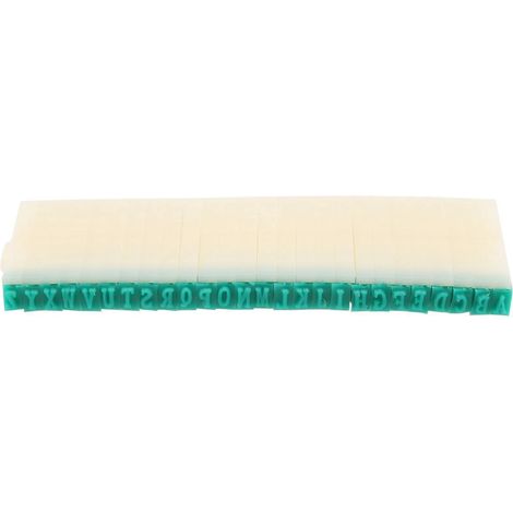 Ensemble de tampons en plastique détachables de 26 lettres de l'alphabet anglais (1/5)