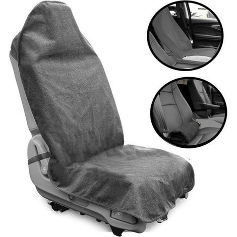 Ensoleille – Housse de siège avant voiture pour chien – Imperméable et antidérapante – Tissu absorbant lavable en machine – (1/5)