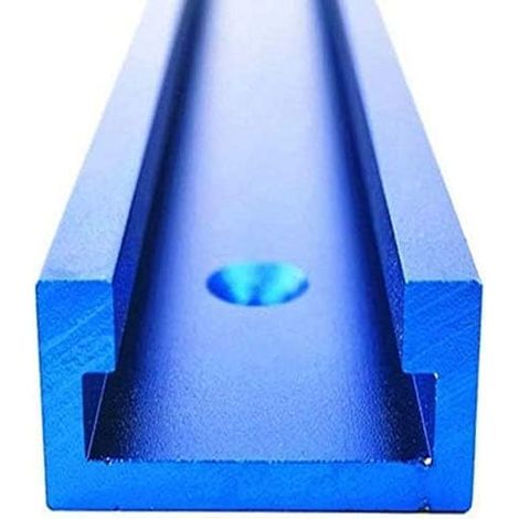Lot de 2 jauges de Rail à Onglet de 1000 mm, en Aluminium Bleu, pour Le Travail du Bois, Table de fraisage, vis en T (1000 mm x 2) (1/5)