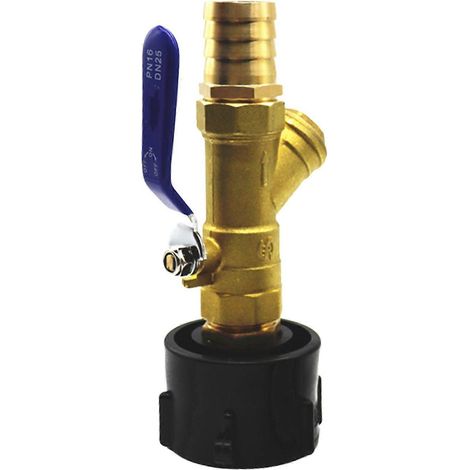 Adaptateur de remplacement pour raccords d'eau IBC pour conteneurs, pour la maison et le jardin, pour fûts TapTon, raccords, interrupteurs, buses et bassins.