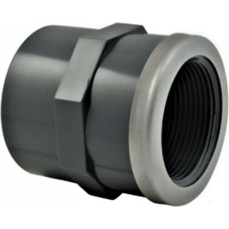 Manchon PVC pression mixte 63 mm, 50x60 renforcé inox