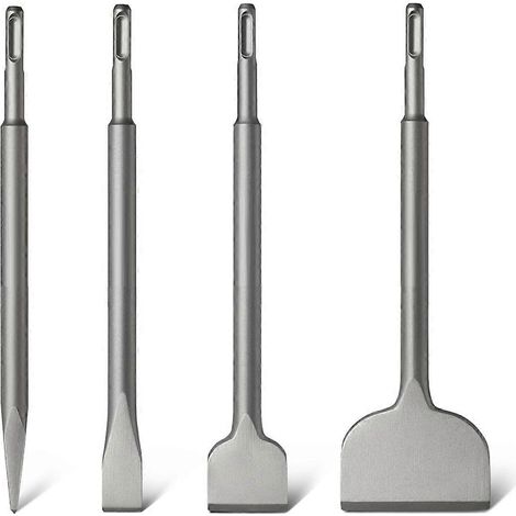 Jeu de 4 burins SDS pour le retrait de carrelage (voir photo) (1/5)
