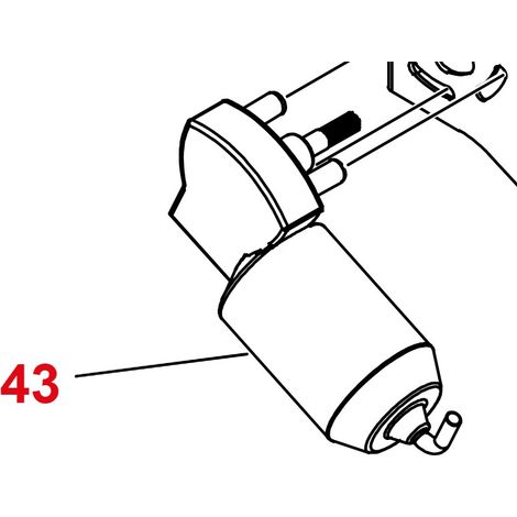 moteur filtre balayeuse - 00777800070 - Bieffebi (1/5)