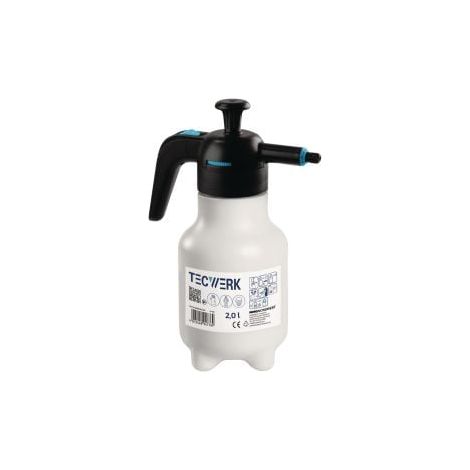 Pulverizador a presión 2l junta FPM boquilla de plástico TECWERK (1/2)