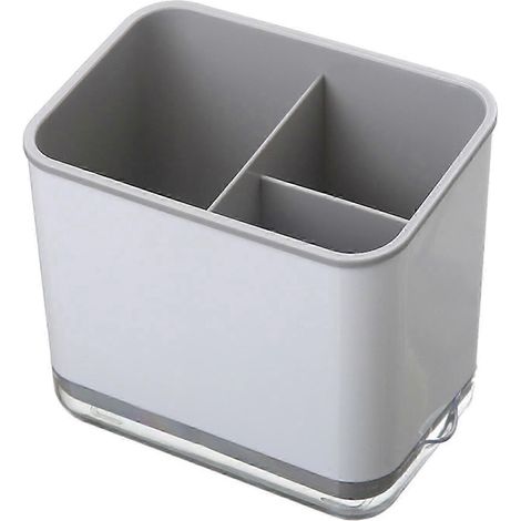 Porte-baguettes à plusieurs compartiments, égouttoir à couverts pour bureau-Grey