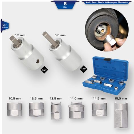 BRILLIANT TOOLS Jeu d'outils pour jambe de suspension 8 pièces - BT651000 (1/5)