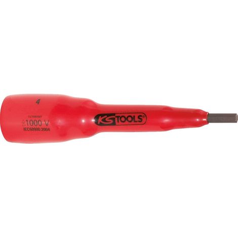 Douille tournevis 6 pans isolée 3/8'' - 10 mm