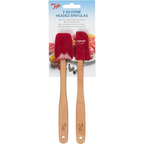Tala GEH Ltd - Set di 2 leccapentole Silicone, con Manico in Legno (1/5)