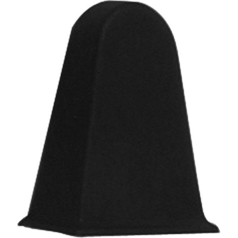 HERRAJES ALK funda para soporte de balda. goma flexible. negro (1/2)