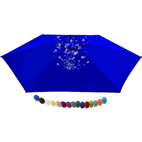 Tissu de Remplacement pour Parasol Déporté Toile de Rechange pour Parasol, Bâche de Remplacement pour Parasol Déporté, pour Terrasse Jardin Piscine(N9,11.5 FT 350cm 8 Ribs)
