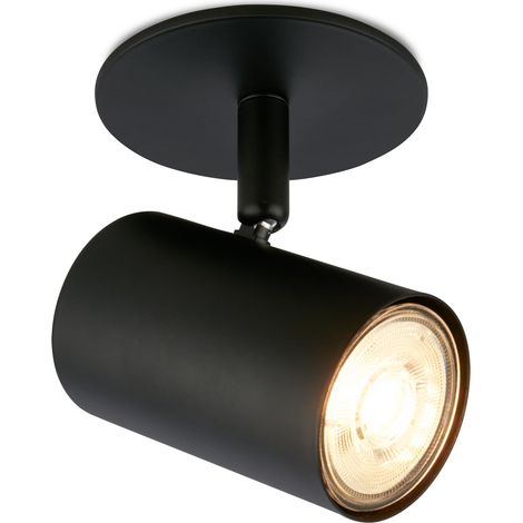 Spot de Plafond, GU10, Orientable, IP20, 85mm, Noir (1/5)