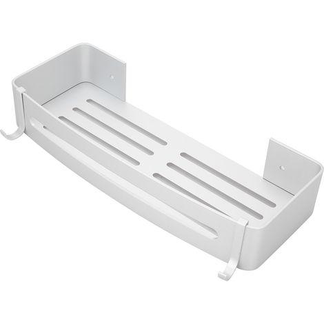 Étagère de rangement murale en aluminium, porte-savon d'angle pour douche, organiseur de salle de bain à fixer au mur, accessoire de maquillage, forme carrée (1/5)