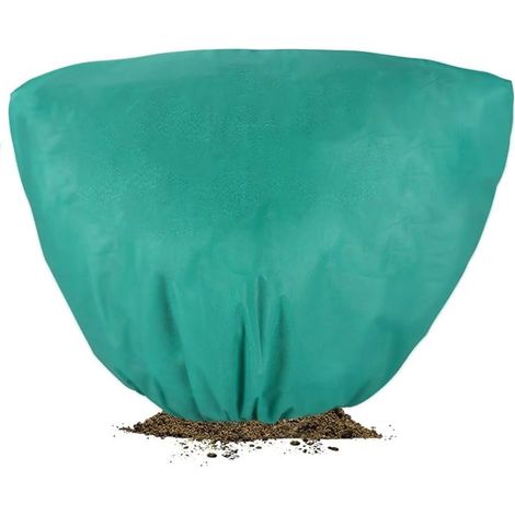 Grande housse d'hiver épaisse en non-tissé 300x150cm avec liens, protection contre le gel pour grands arbres et haies de jardin (1/5)