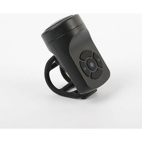 Klaxon électrique rechargeable noir pour vélo et moto, 4 modes, alarme antivol pour VTT et accessoires de vélo (1/5)