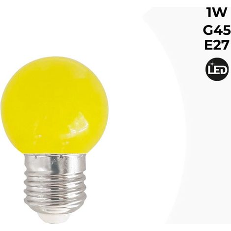 Bombilla De Colores LED E27 G45 - 1W