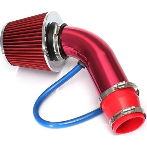 Tubo flessibile di aspirazione dell'aria fredda, 76 mm universale compatibile con il kit tubo flessibile di aspirazione dell'aria fredda per auto in alluminio Mance Filtro dell'aria per auto (1/4)
