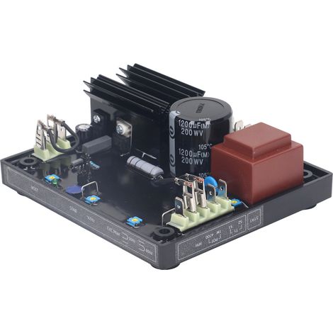 Plaque de régulation de tension pour générateur sans balais R438, régulateur AVR, accessoires pour moteurs diesel compatibles avec les générateurs Leroy Somer 0-380 V (1/5)